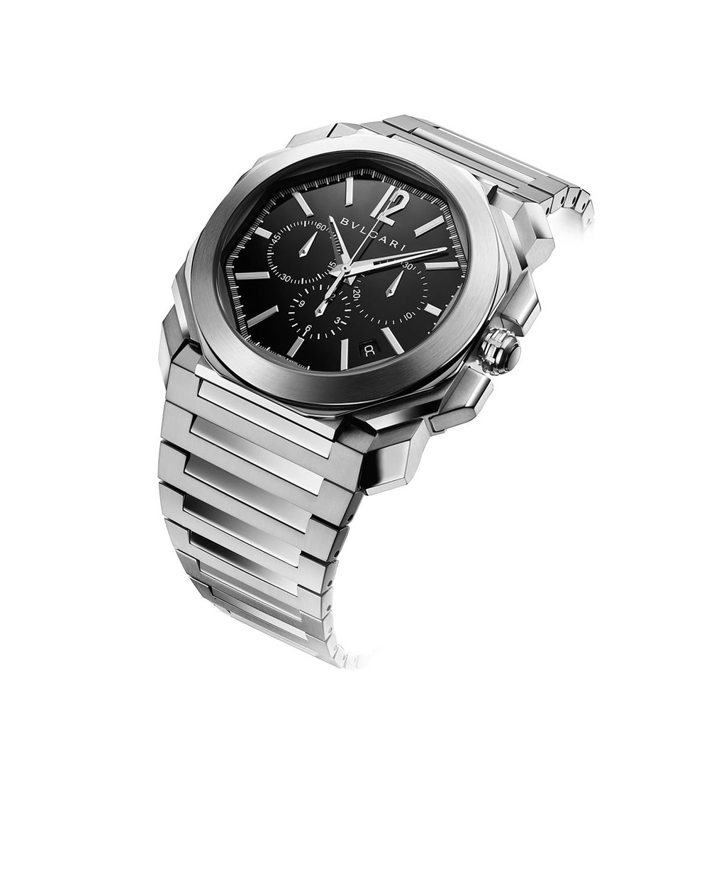 Годинник Оcto Velocissimo Bulgari 102116, срібний колір • Купити в інтернет-магазині Kameron