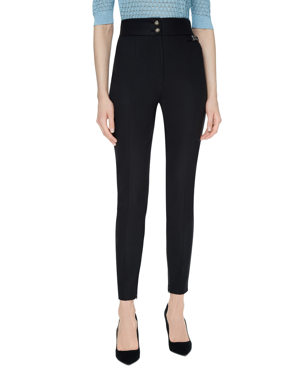 Вовняні штани Dolce&Gabbana FTBU0T-FUBE7, чорний колір • Купити в інтернет-магазині Kameron