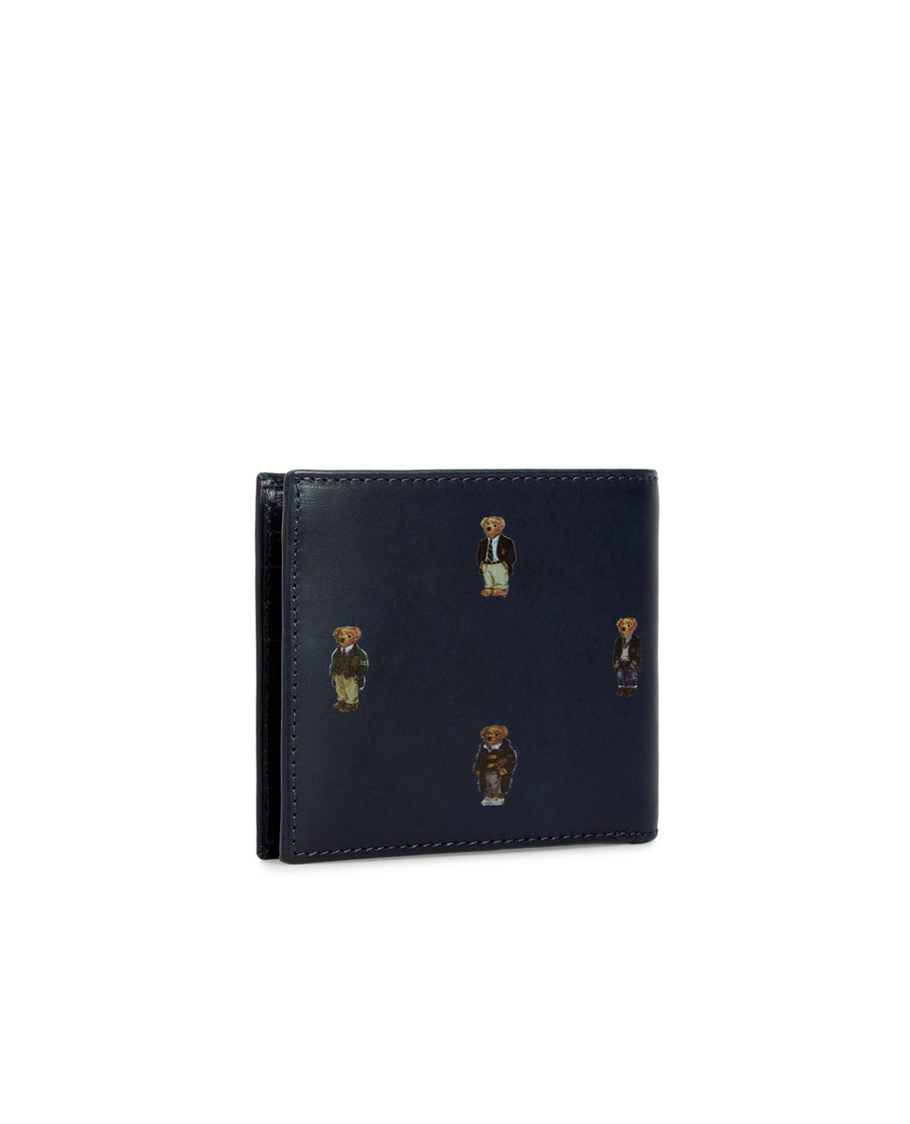 Кожаный кошелек Polo Ralph Lauren 405826008001, синий цвет • Купить в интернет-магазине Kameron