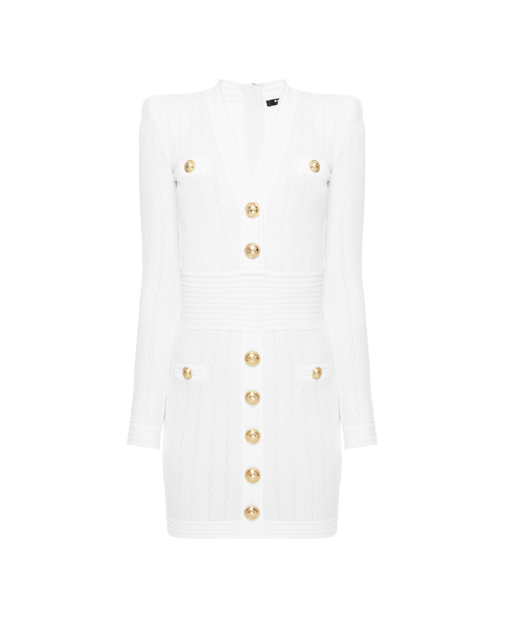 Платье Balmain XF1R8060KB00, белый цвет • Купить в интернет-магазине Kameron