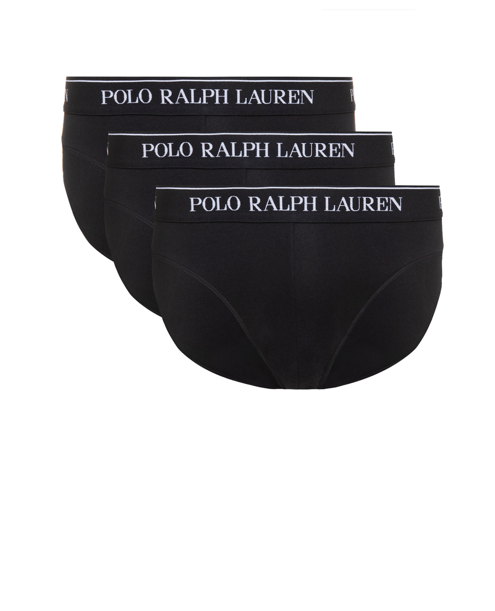 Брифи (3 шт) Polo Ralph Lauren 714513423002SS19, чорний колір • Купити в інтернет-магазині Kameron