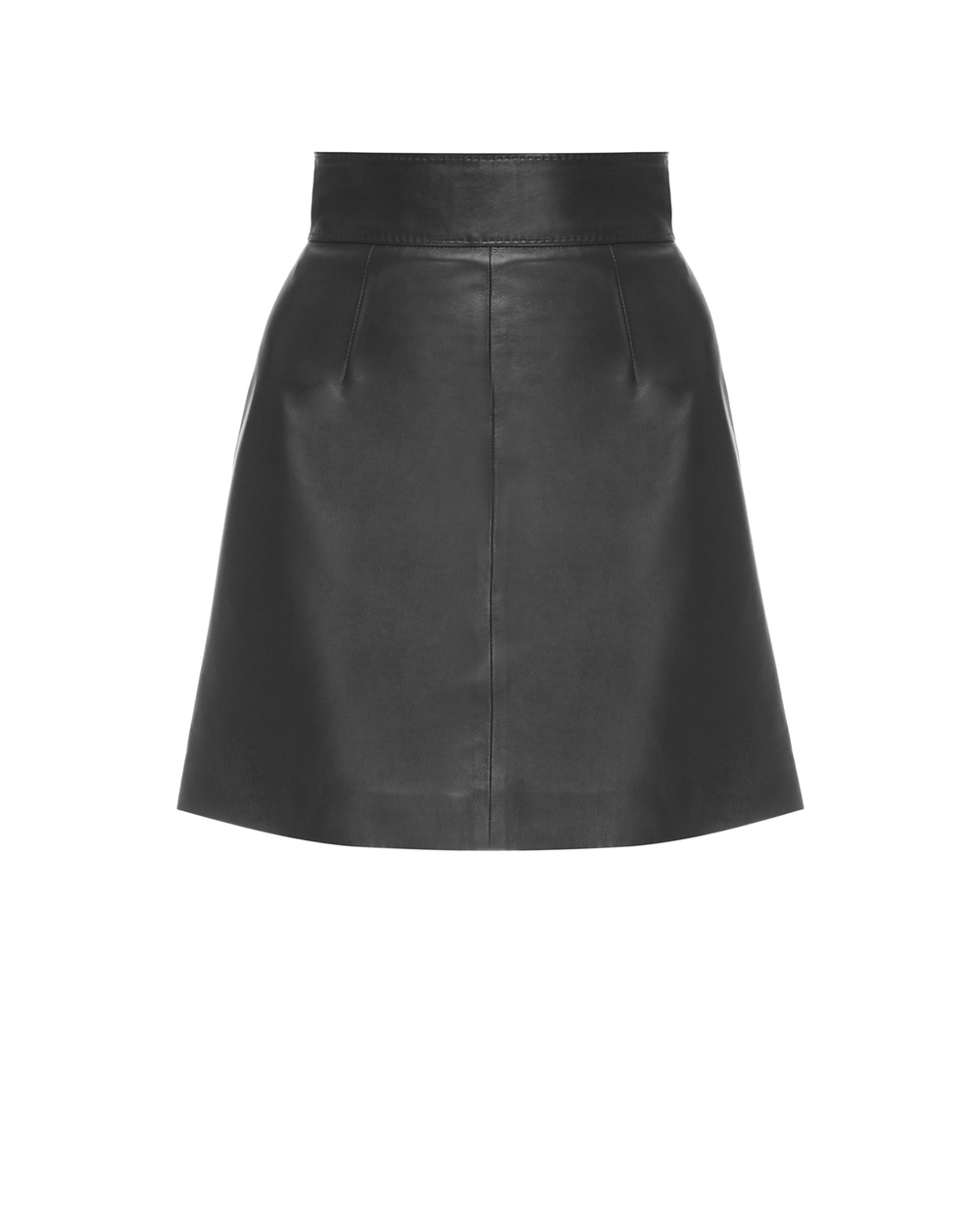 Кожаная юбка Dolce&Gabbana F4BZ4L-HULFY, черный цвет • Купить в интернет-магазине Kameron