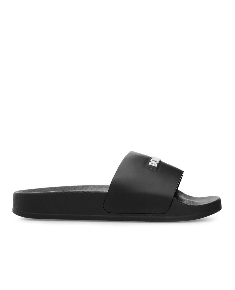Кожаные слайдеры Dolce&Gabbana DD0318-A1160-M, черный цвет • Купить в интернет-магазине Kameron