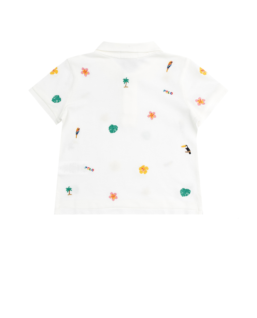 Детское поло Polo Ralph Lauren Kids 312909717002, белый цвет • Купить в интернет-магазине Kameron