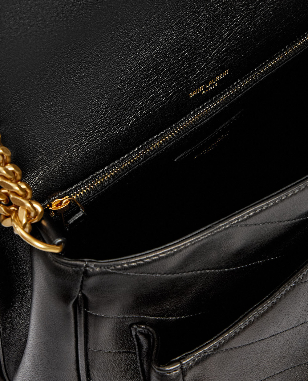 Кожаная сумка Niki Medium Saint Laurent 633158-1EL07, черный цвет • Купить в интернет-магазине Kameron