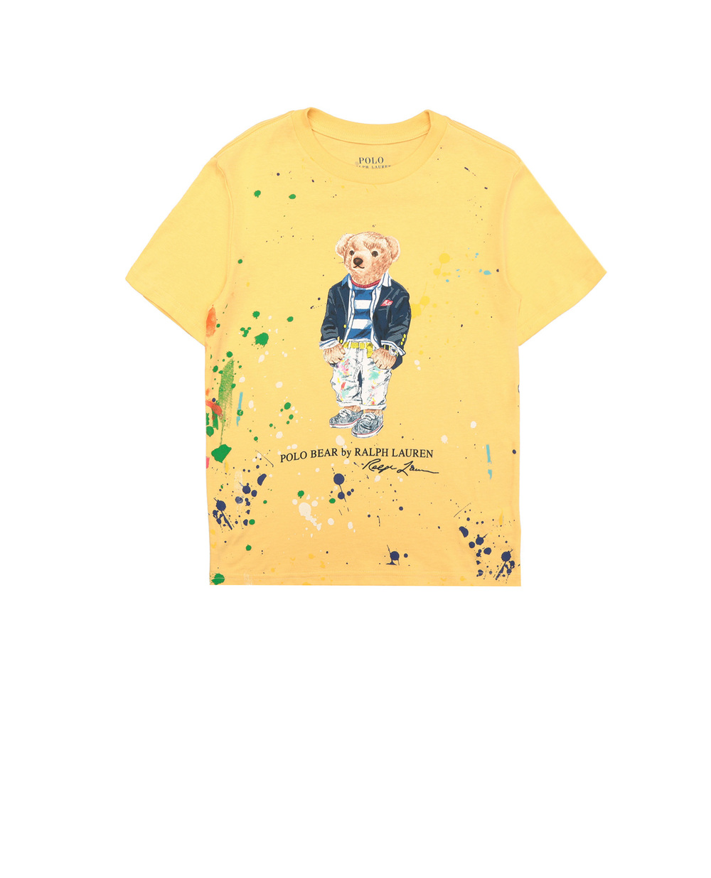 Детская футболка Polo Ralph Lauren Kids 322858891002, желтый цвет • Купить в интернет-магазине Kameron