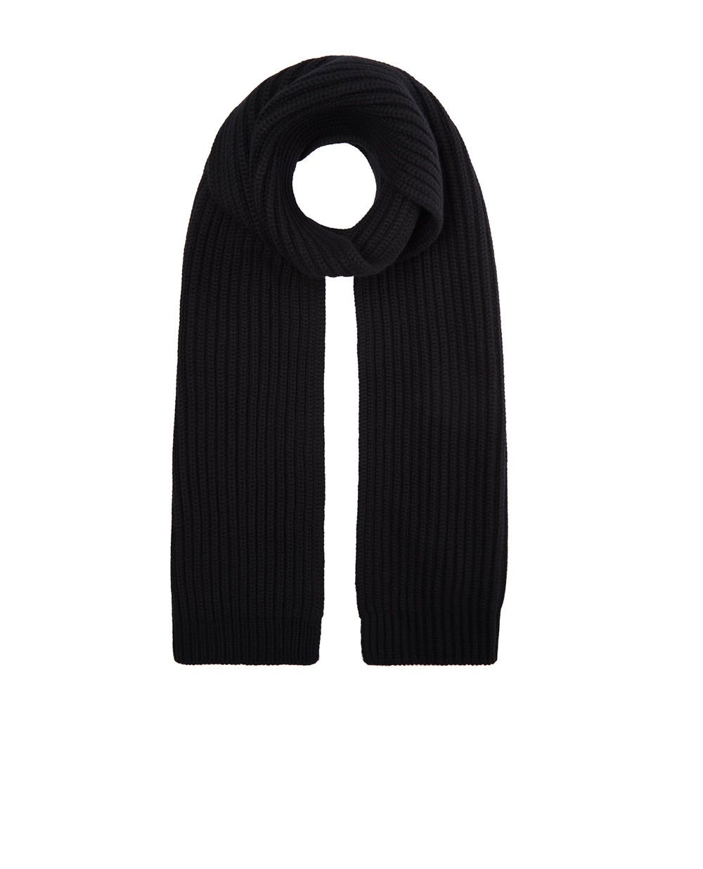 Кашеміровий шарф Dolce&Gabbana GXC78T-JAW5K, чорний колір • Купити в інтернет-магазині Kameron
