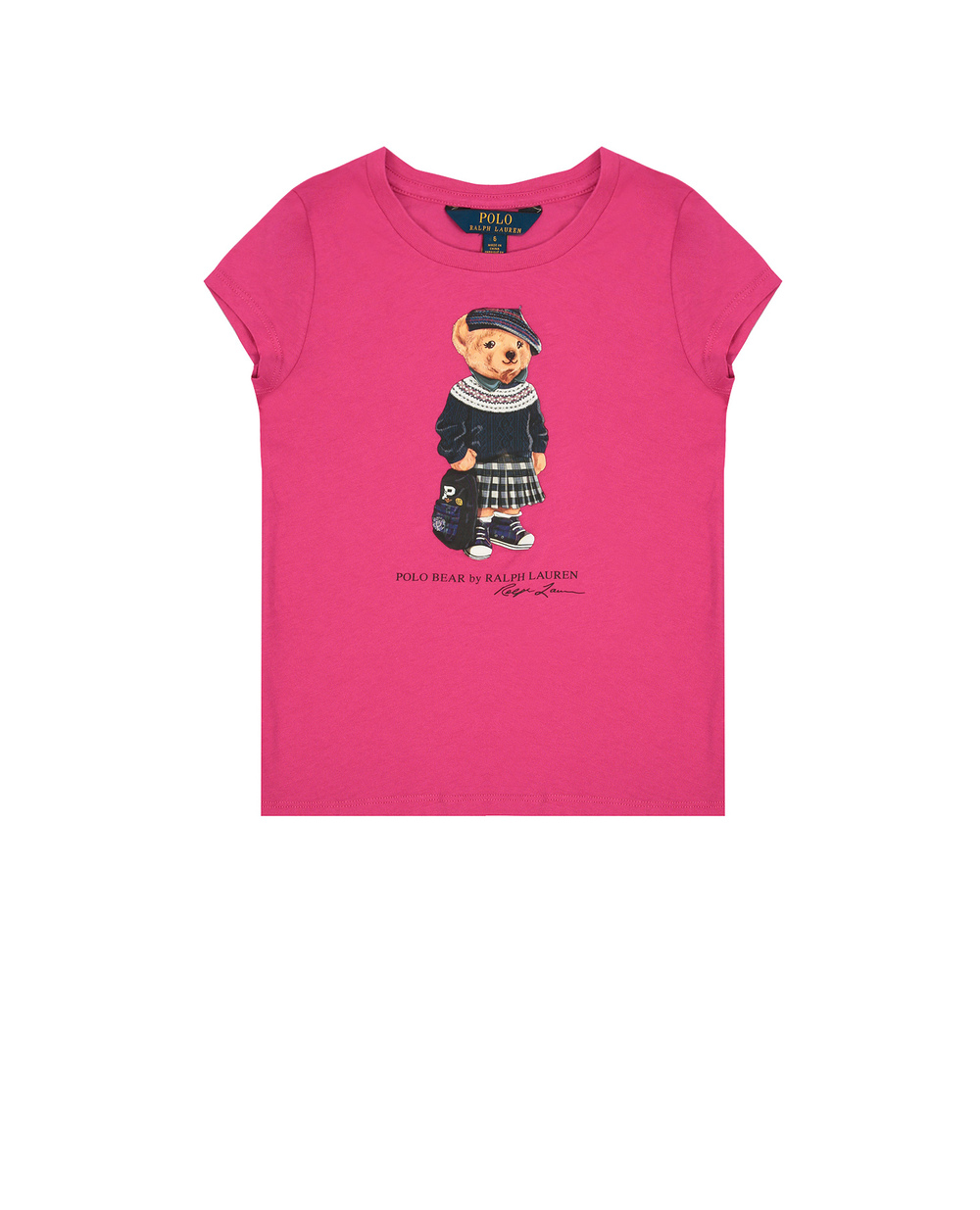 Футболка Polo Ralph Lauren Kids 311802624002, рожевий колір • Купити в інтернет-магазині Kameron