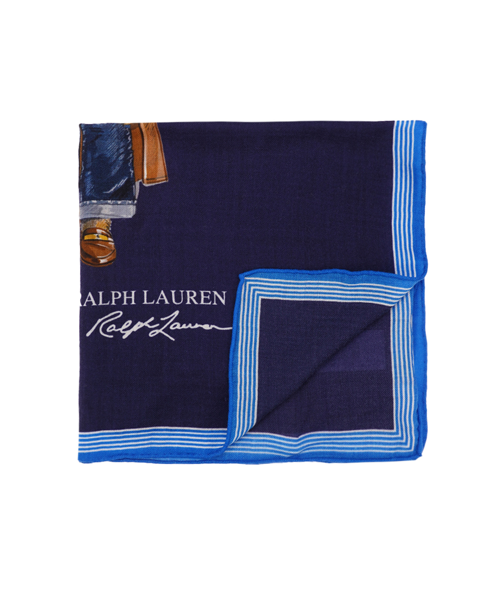 Платок Polo Bear Polo Ralph Lauren 455931399001, темно-синий цвет • Купить в интернет-магазине Kameron