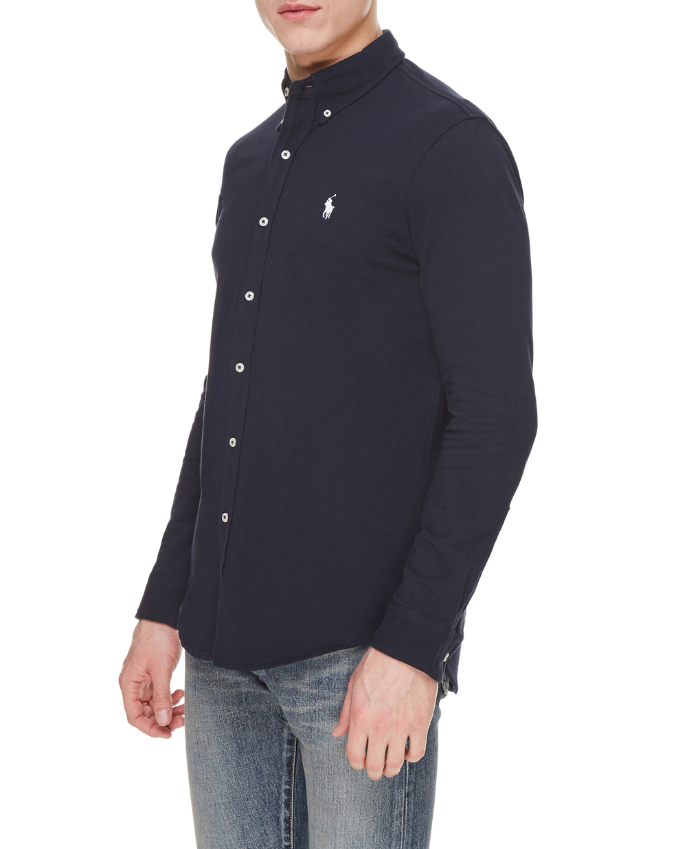 Рубашка Polo Ralph Lauren 710654408016, синий цвет • Купить в интернет-магазине Kameron