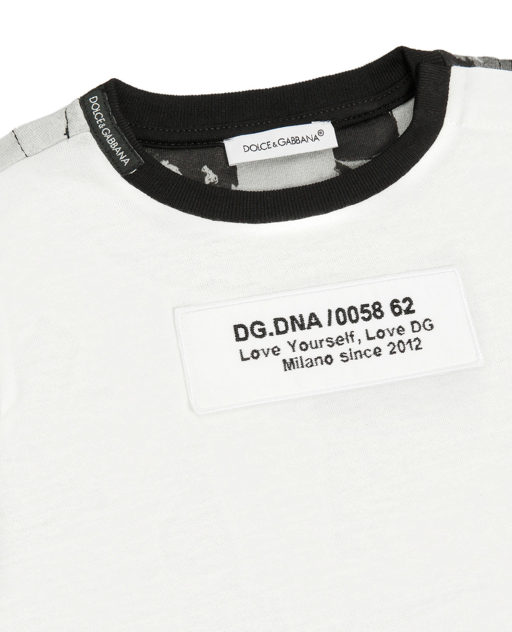 Футболка Dolce&Gabbana Kids L1JTDA-G7YKQ, різнокольоровий колір • Купити в інтернет-магазині Kameron