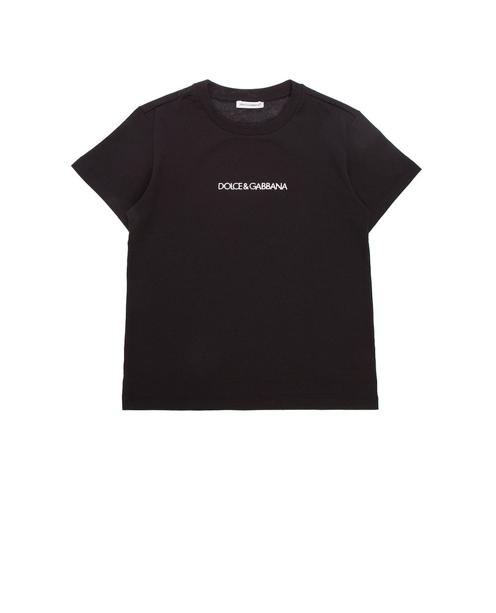 Дитяча футболка Dolce&Gabbana Kids L4JT7N-G7STN-S, чорний колір • Купити в інтернет-магазині Kameron