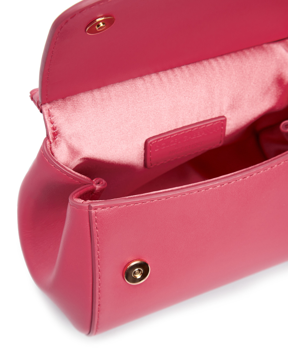 Кожаная сумка Sicily Dolce&Gabbana EB0003-AW576, розовый цвет • Купить в интернет-магазине Kameron