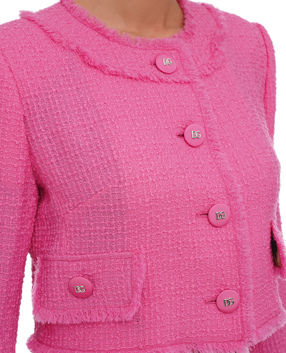 Жакет Dolce&Gabbana F26X8T-FMMHN, розовый цвет • Купить в интернет-магазине Kameron