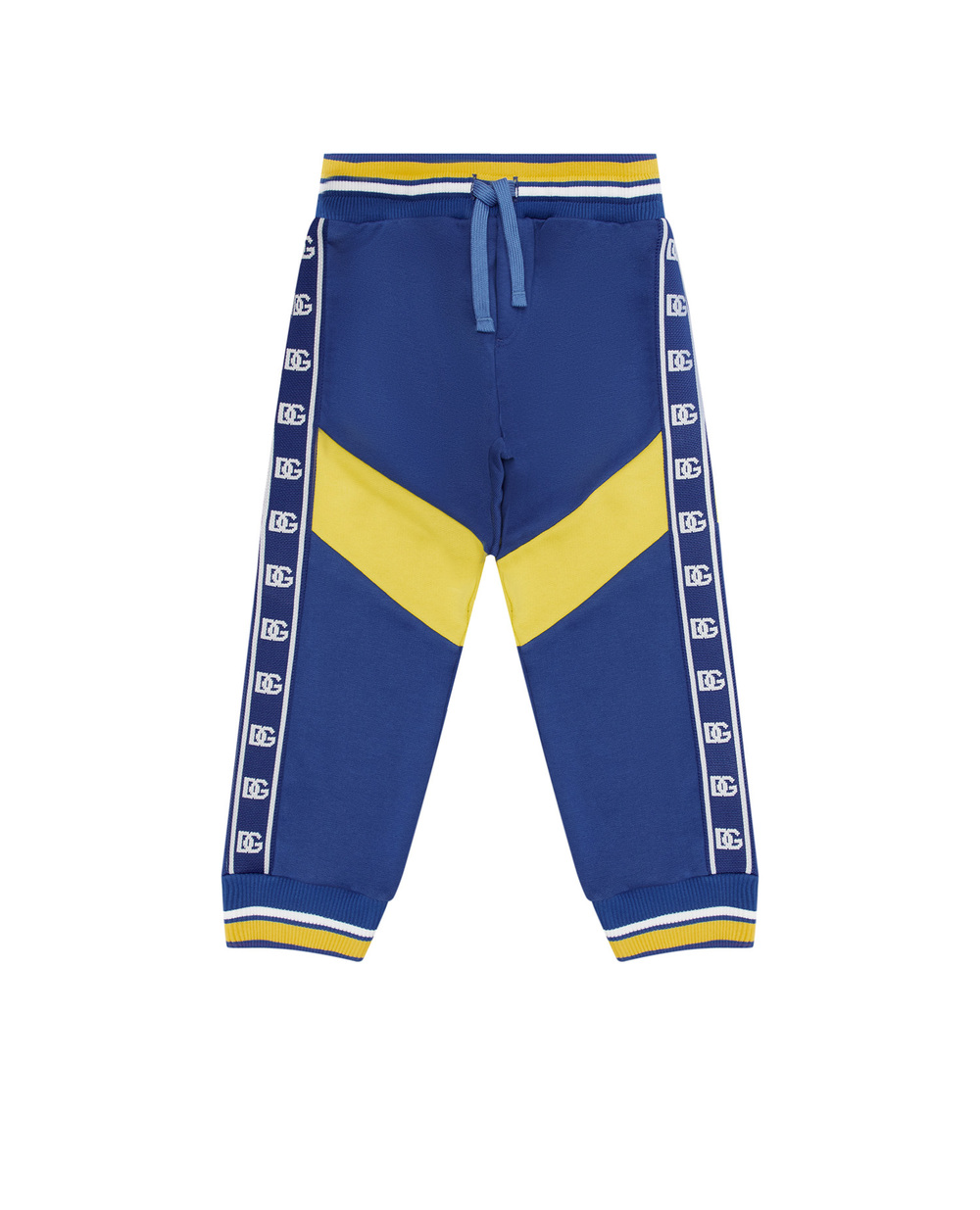 Детские спортивные брюки (костюм) Dolce&Gabbana Kids L4JPHO-G7H8V-B, синий цвет • Купить в интернет-магазине Kameron