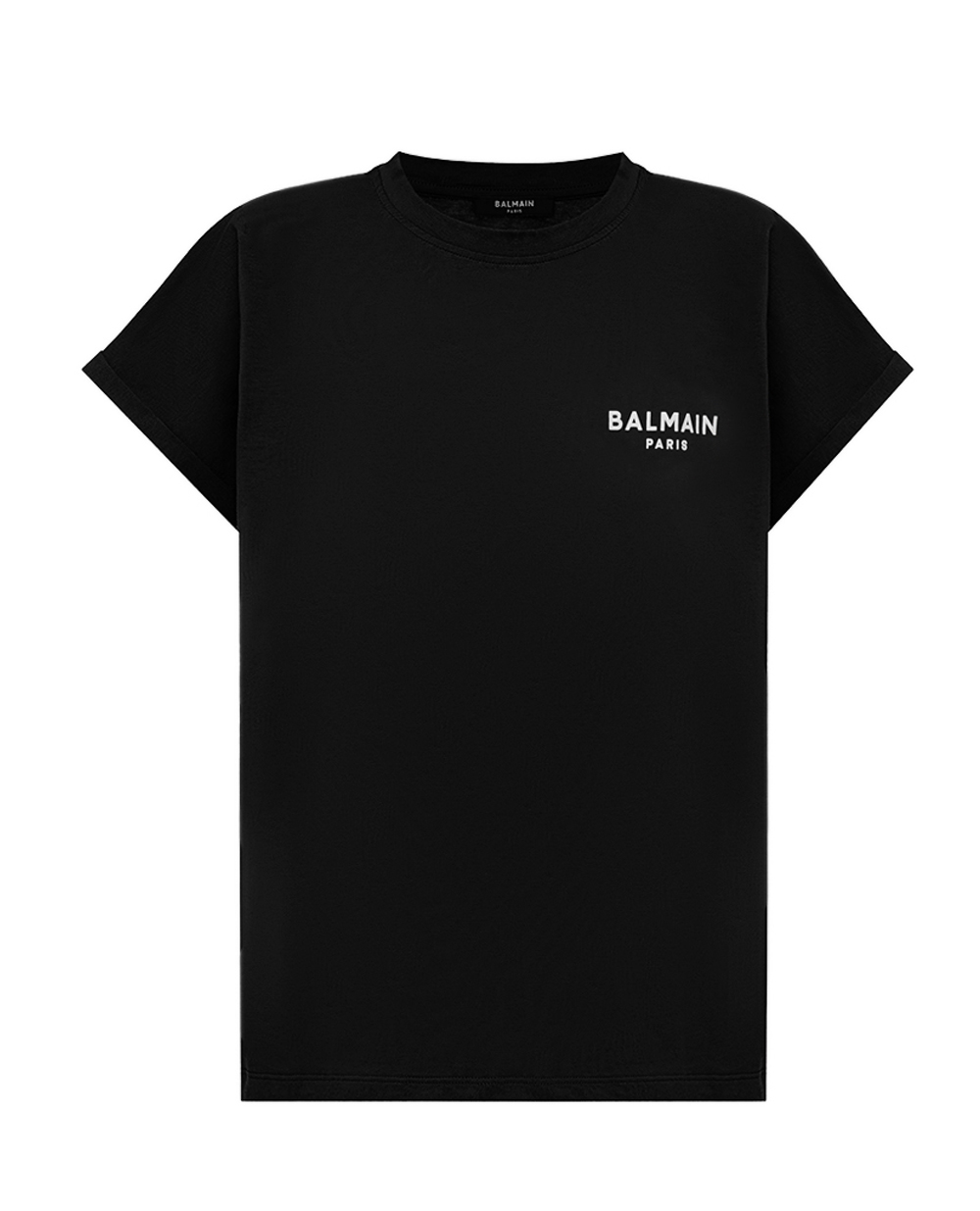 Футболка Balmain CF1EF010BB01, чорний колір • Купити в інтернет-магазині Kameron