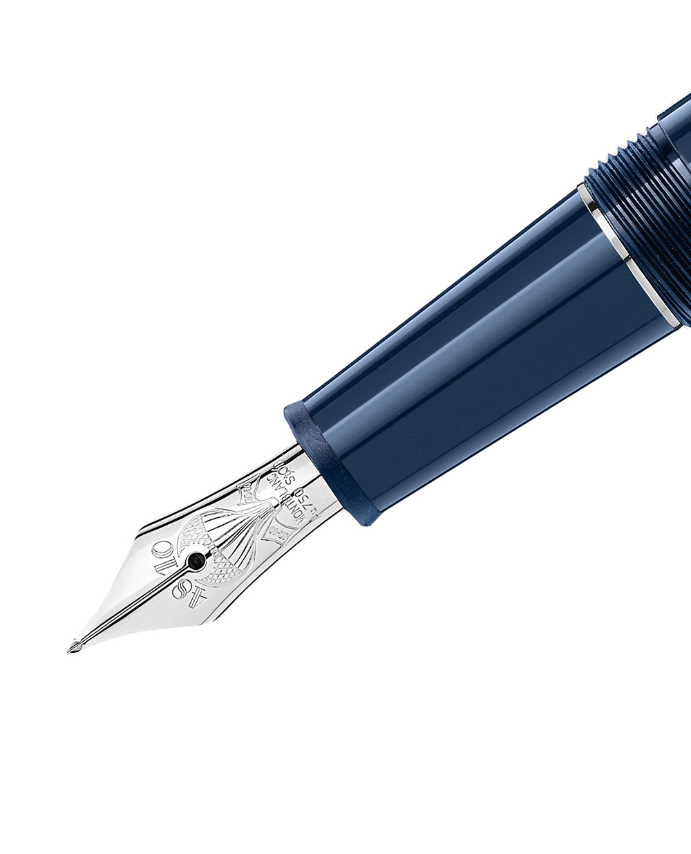 Перова ручка Meisterstück Around the World in 80 Days Classique Montblanc 126344, синій колір • Купити в інтернет-магазині Kameron