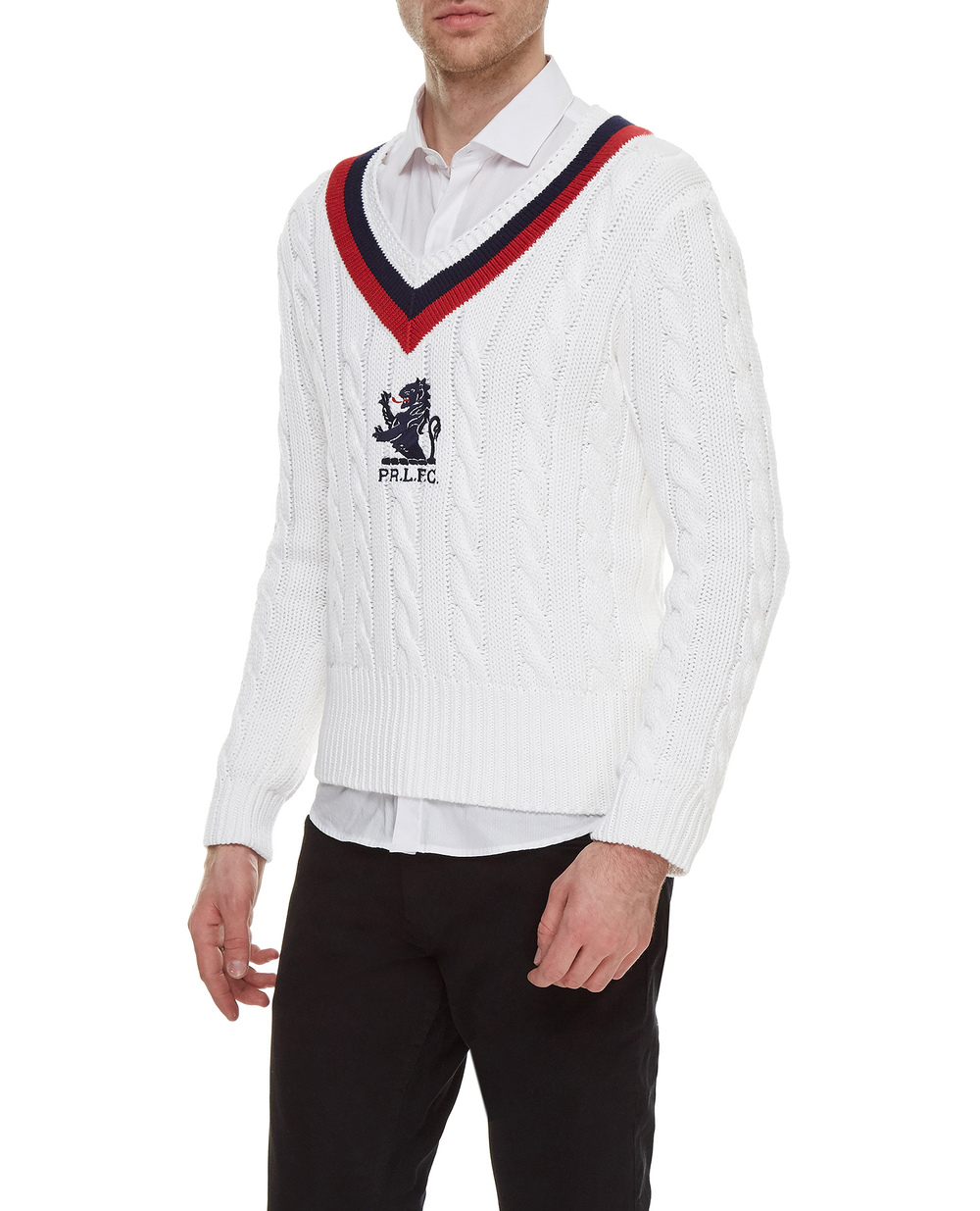 Пуловер Polo Ralph Lauren 710801688001, білий колір • Купити в інтернет-магазині Kameron