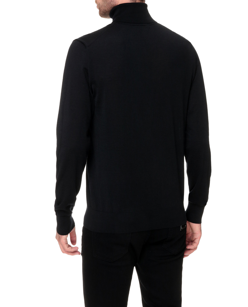 Кашеміровий гольф Dolce&Gabbana GXB00T-JAW2O, чорний колір • Купити в інтернет-магазині Kameron