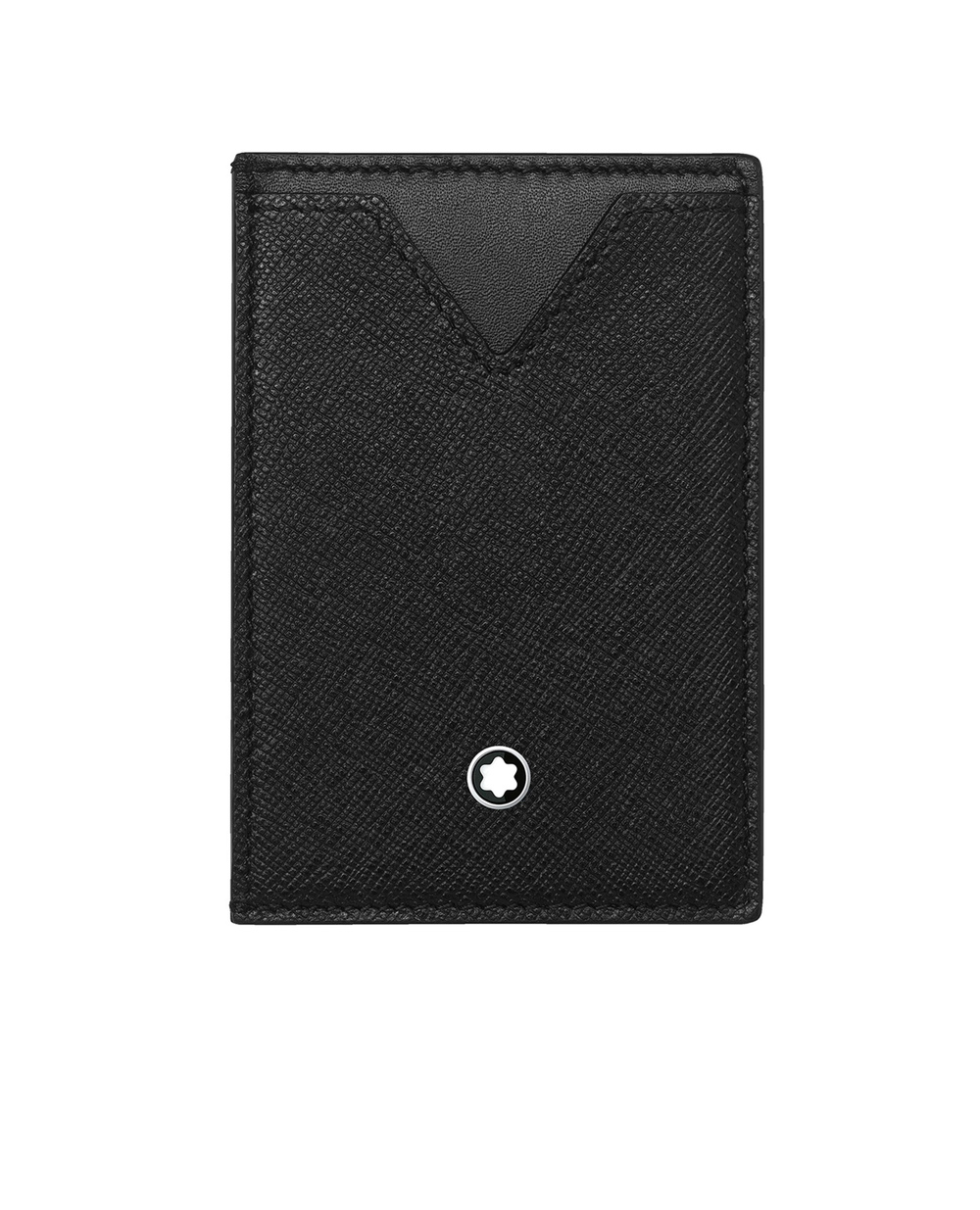 Шкіряний гаманець Montblanc Sartorial 3cc Montblanc 128582, чорний колір • Купити в інтернет-магазині Kameron