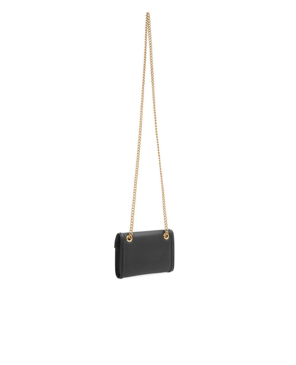 Кожаная сумка Mini Devotion Dolce&Gabbana BI1168-AV893SS19, черный цвет • Купить в интернет-магазине Kameron