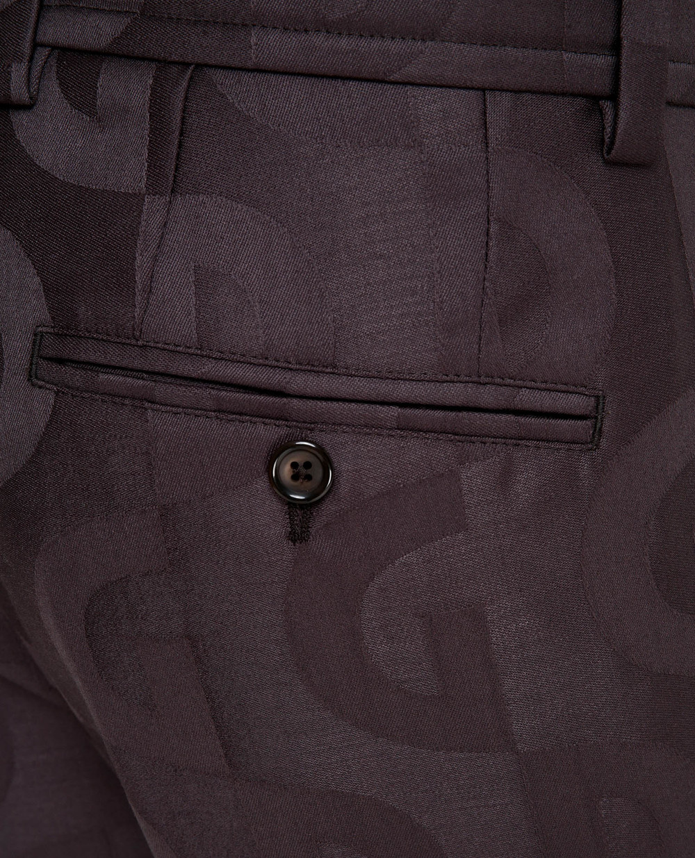 Вовняні штани Dolce&Gabbana GW08AT-FJ2B2, коричневий колір • Купити в інтернет-магазині Kameron