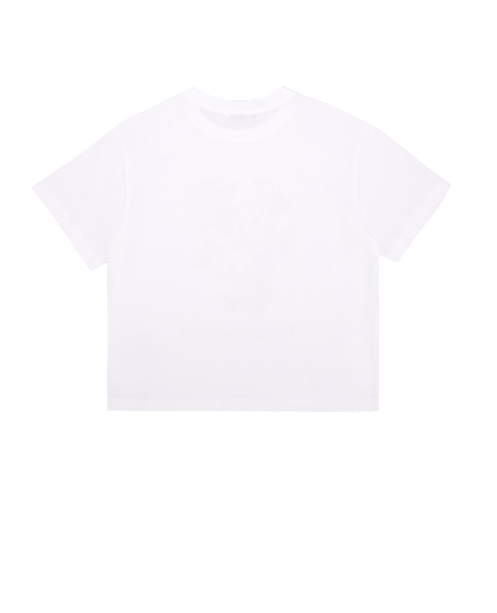 Детская футболка Dolce&Gabbana Kids L5JTHW-G7M1Y-S, белый цвет • Купить в интернет-магазине Kameron