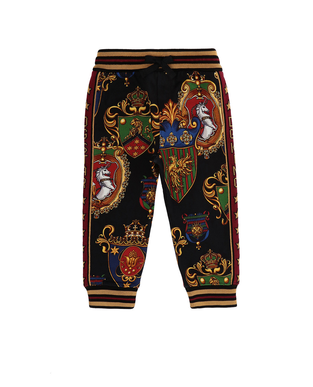 Спортивные брюки Dolce&Gabbana Kids L1JPW4-G7TOL, черный цвет • Купить в интернет-магазине Kameron