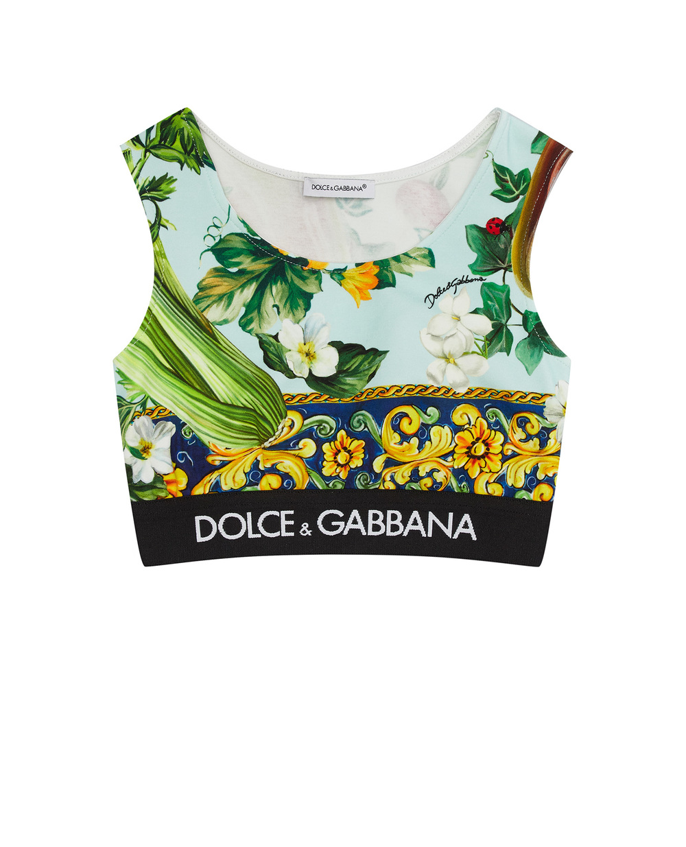 Детский топ Dolce&Gabbana Kids L5JN73-G7I0R-B, разноцветный цвет • Купить в интернет-магазине Kameron