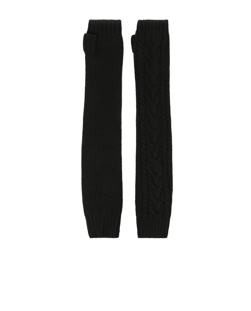 Кашемировые митенки Dolce&Gabbana FX984T-JAW5E, черный цвет • Купить в интернет-магазине Kameron