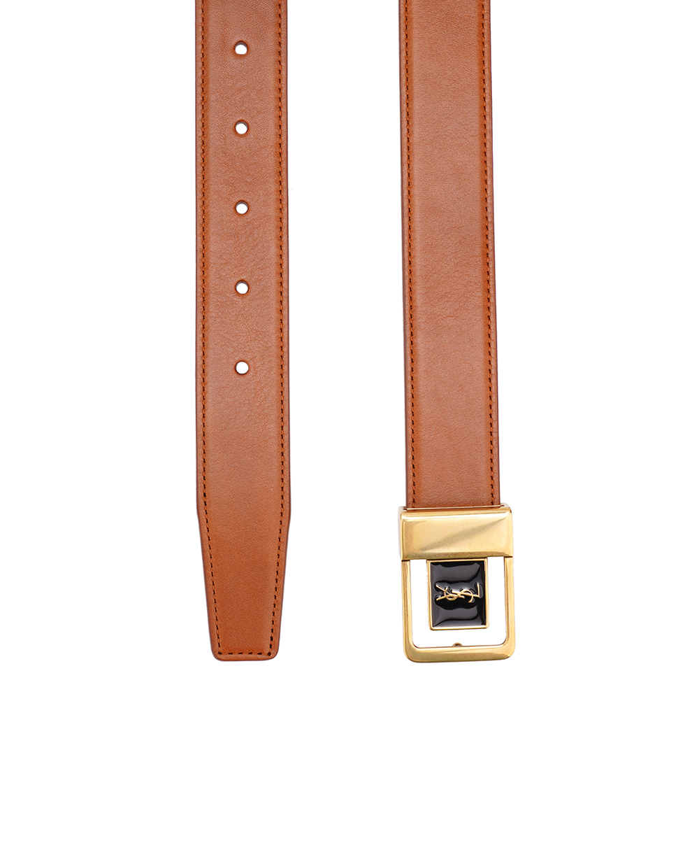 Ремінь Saint Laurent 732556-AAC5S, коричневий колір • Купити в інтернет-магазині Kameron