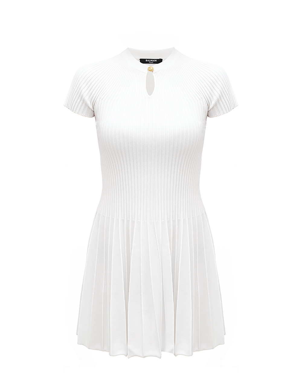 Платье Balmain CF0R7091KG36, белый цвет • Купить в интернет-магазине Kameron