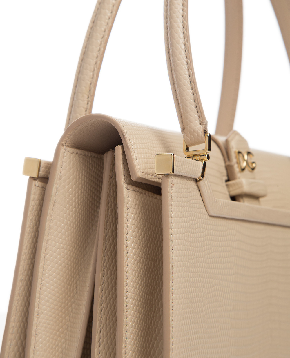 Кожаная сумка Ingrid Dolce&Gabbana BB6773-A1095, бежевый цвет • Купить в интернет-магазине Kameron