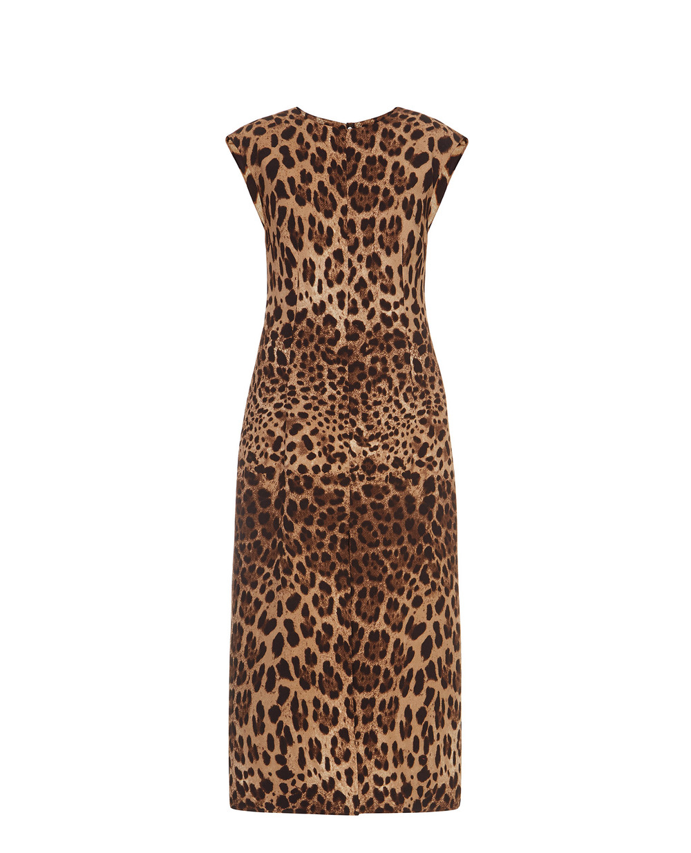 Вовняна сукня Dolce&Gabbana F6Q1ZT-FS2A3, коричневий колір • Купити в інтернет-магазині Kameron