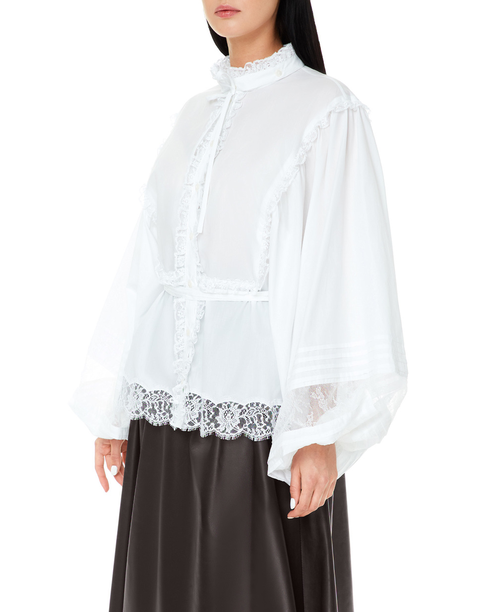 Блуза Dolce&Gabbana F5N92T-FU5K9, белый цвет • Купить в интернет-магазине Kameron