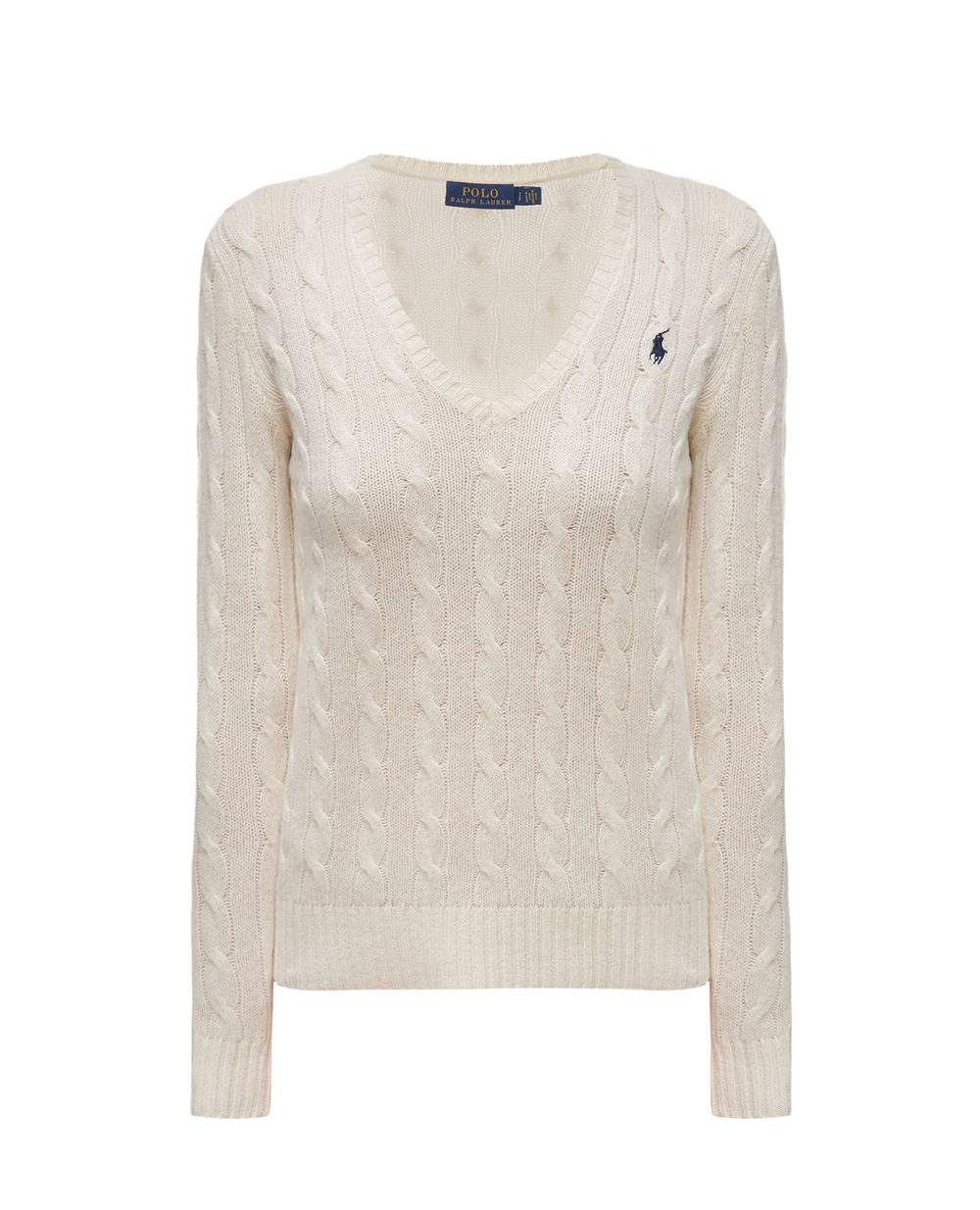 Вовняний пуловер Polo Ralph Lauren 211508656015, білий колір • Купити в інтернет-магазині Kameron