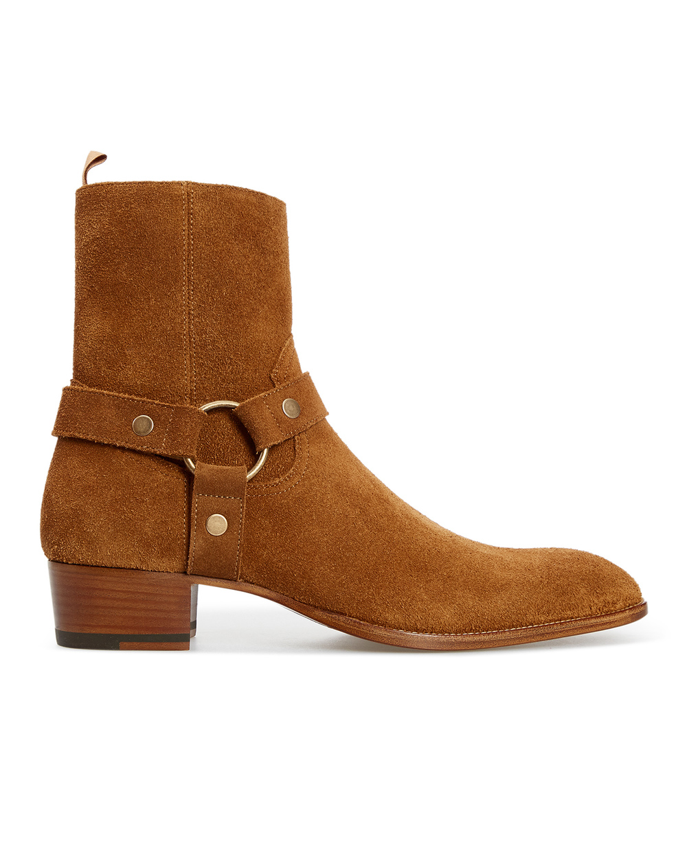 Замшевые ботинки Saint Laurent 443190-BPN00, коричневый цвет • Купить в интернет-магазине Kameron