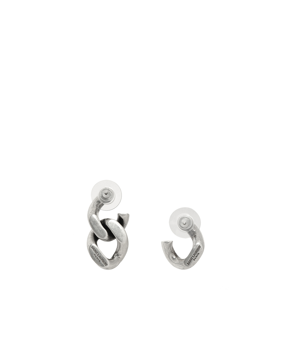 Сережки Saint Laurent 689895-Y1500, срібний колір • Купити в інтернет-магазині Kameron