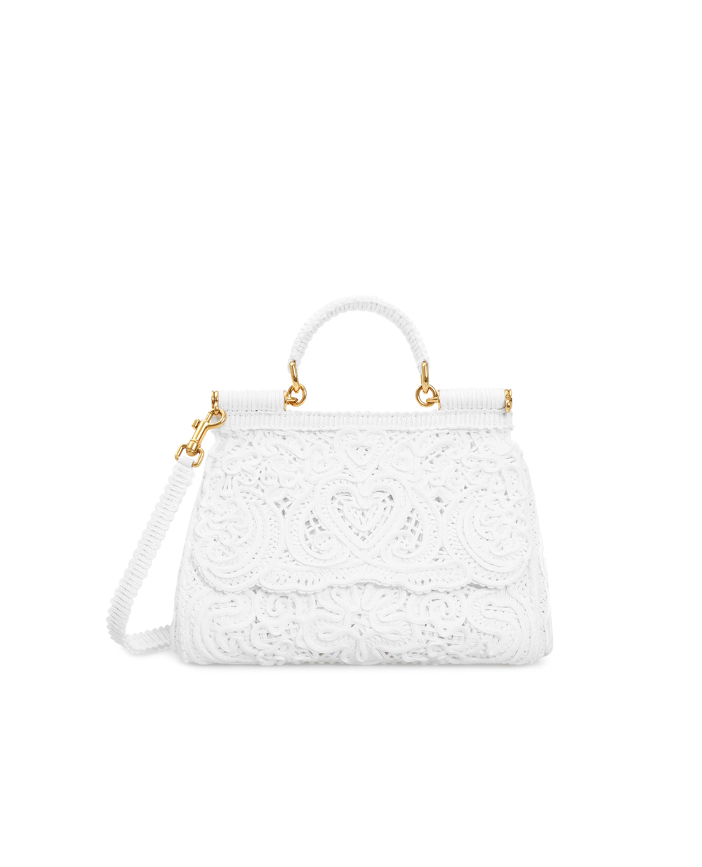 Сумка Sicily Dolce&Gabbana BB6002-AW717, білий колір • Купити в інтернет-магазині Kameron