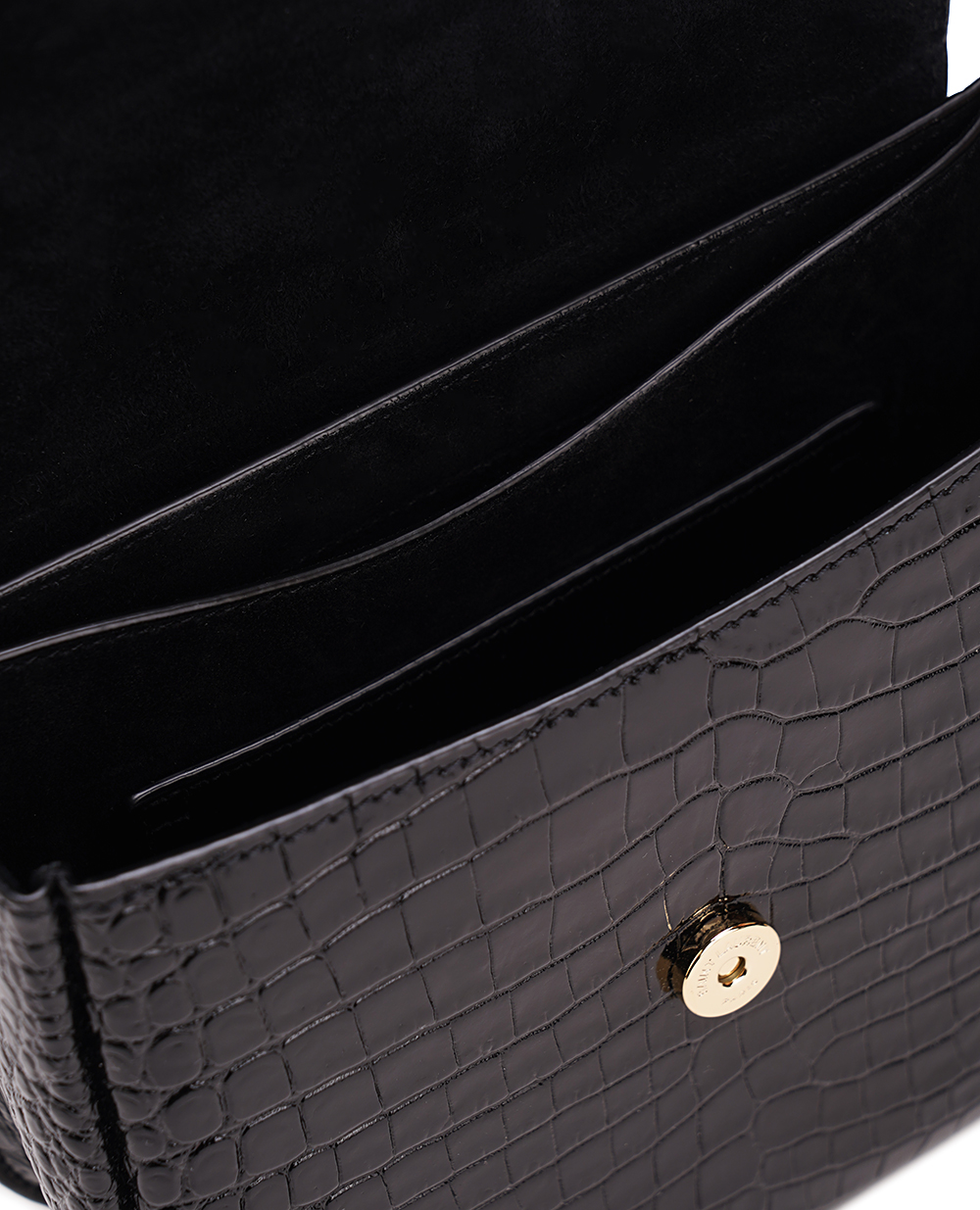Шкіряна сумка Kaia Small Saint Laurent 619740-DND0W, чорний колір • Купити в інтернет-магазині Kameron