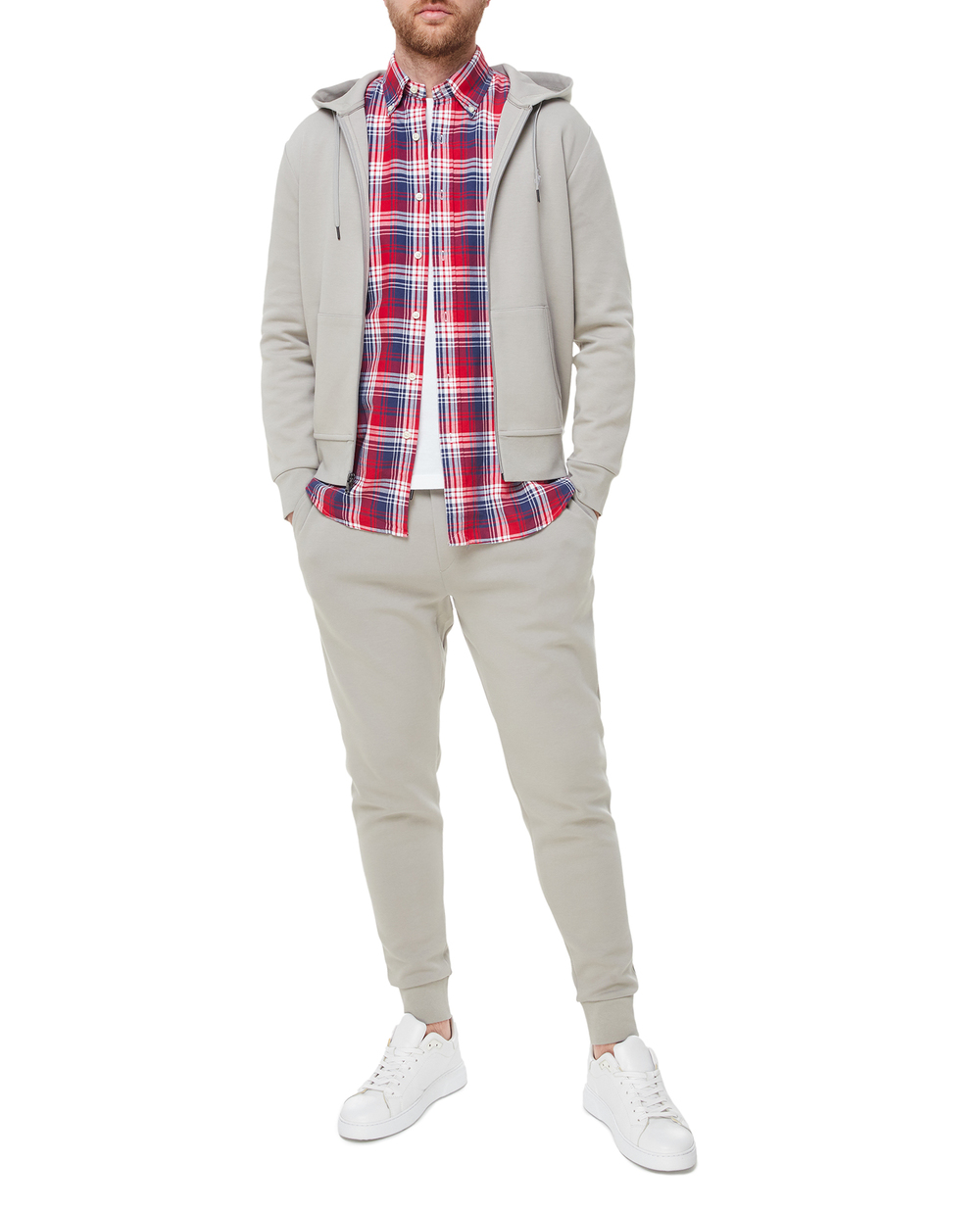 Спортивные брюки (костюм) Polo Ralph Lauren 710881518018, серый цвет • Купить в интернет-магазине Kameron