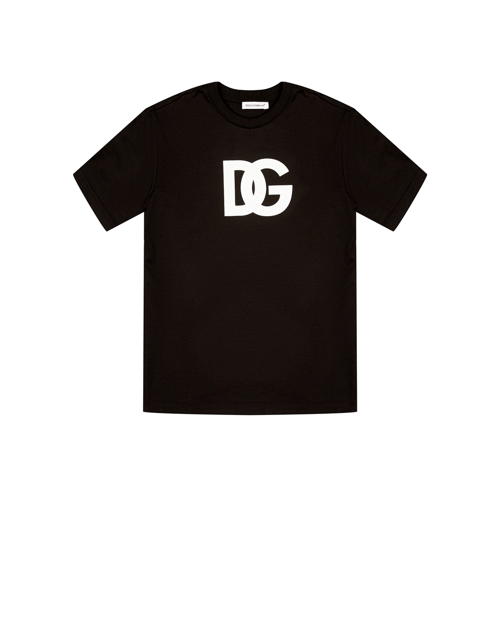 Дитяча футболка Dolce&Gabbana Kids L4JTBI-G7CB2-S, чорний колір • Купити в інтернет-магазині Kameron