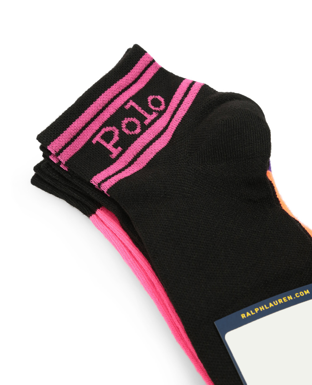 Шкарпетки (3 пари) Polo Ralph Lauren 455774929002, чорний колір • Купити в інтернет-магазині Kameron