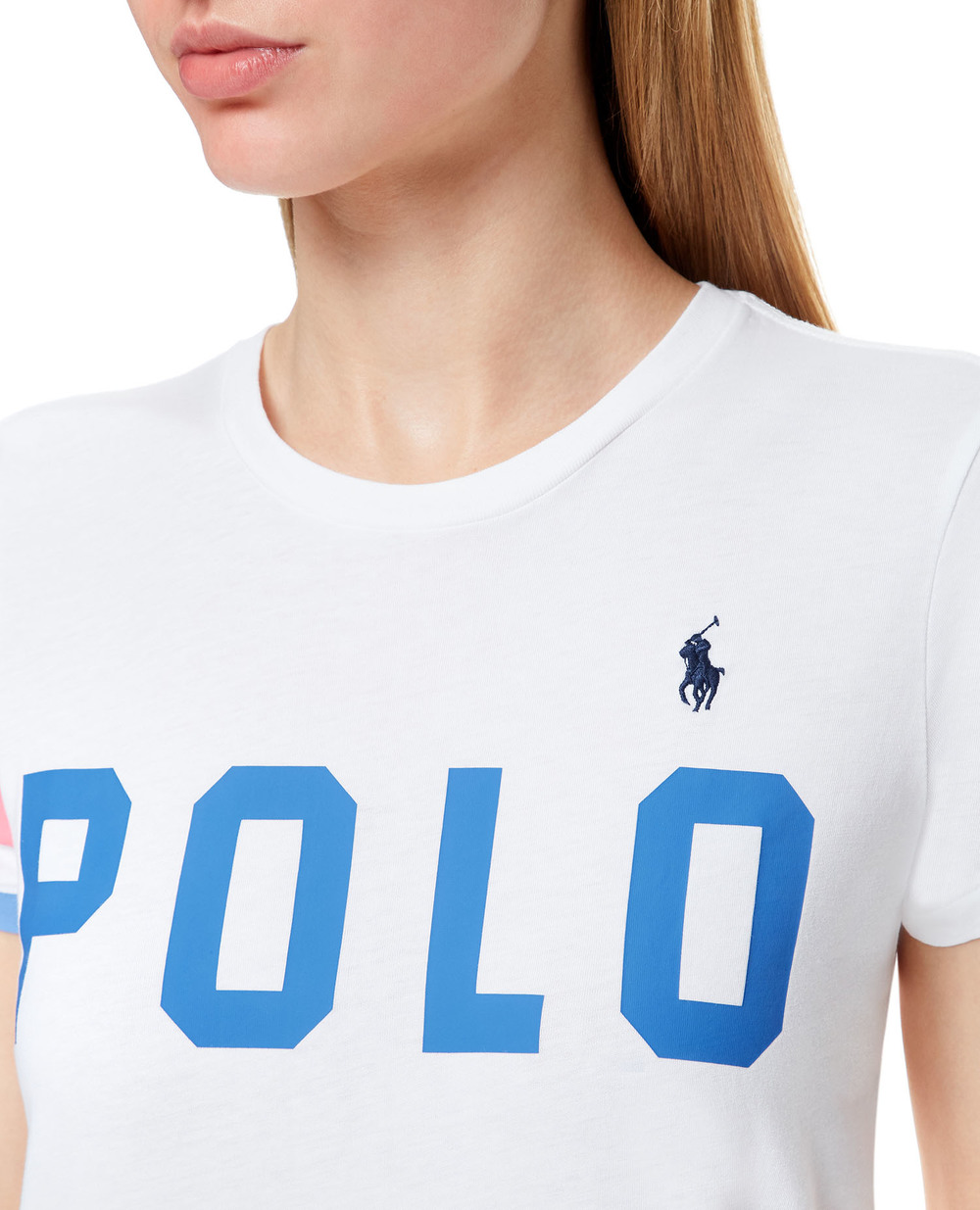 Футболка Polo Ralph Lauren 211838139001, белый цвет • Купить в интернет-магазине Kameron