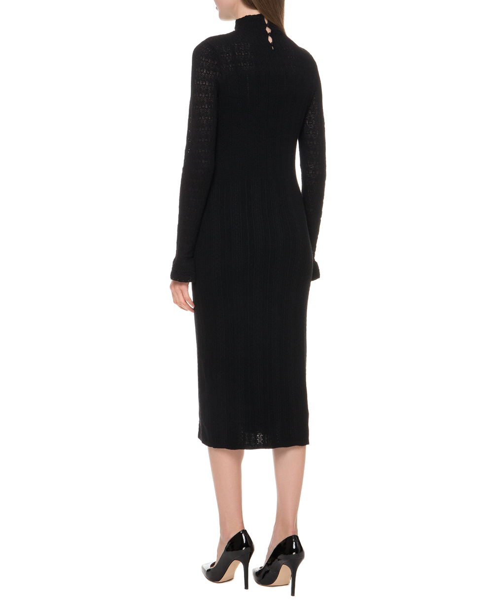 Шерстяное платье Polo Ralph Lauren 211718143002, черный цвет • Купить в интернет-магазине Kameron