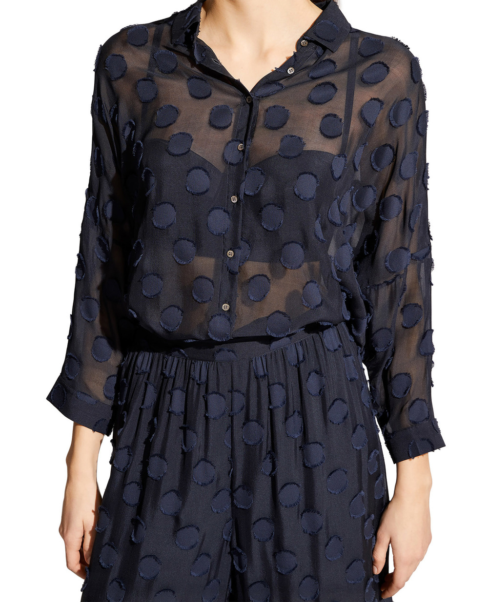 Рубашка SOLSTICE ERES 272224, темно-синий цвет • Купить в интернет-магазине Kameron