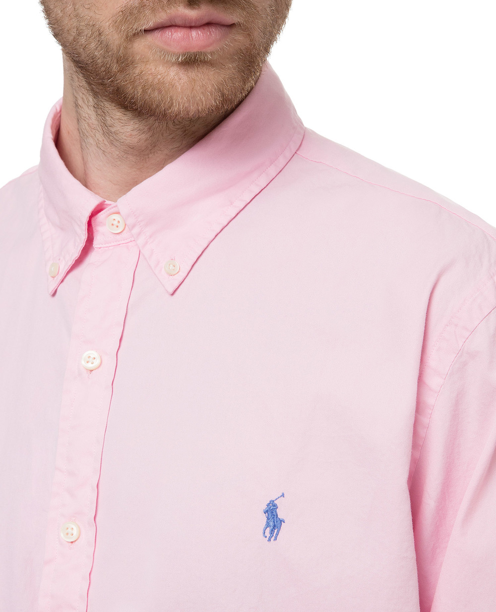 Рубашка Slim Fit Polo Ralph Lauren 710787192004, розовый цвет • Купить в интернет-магазине Kameron
