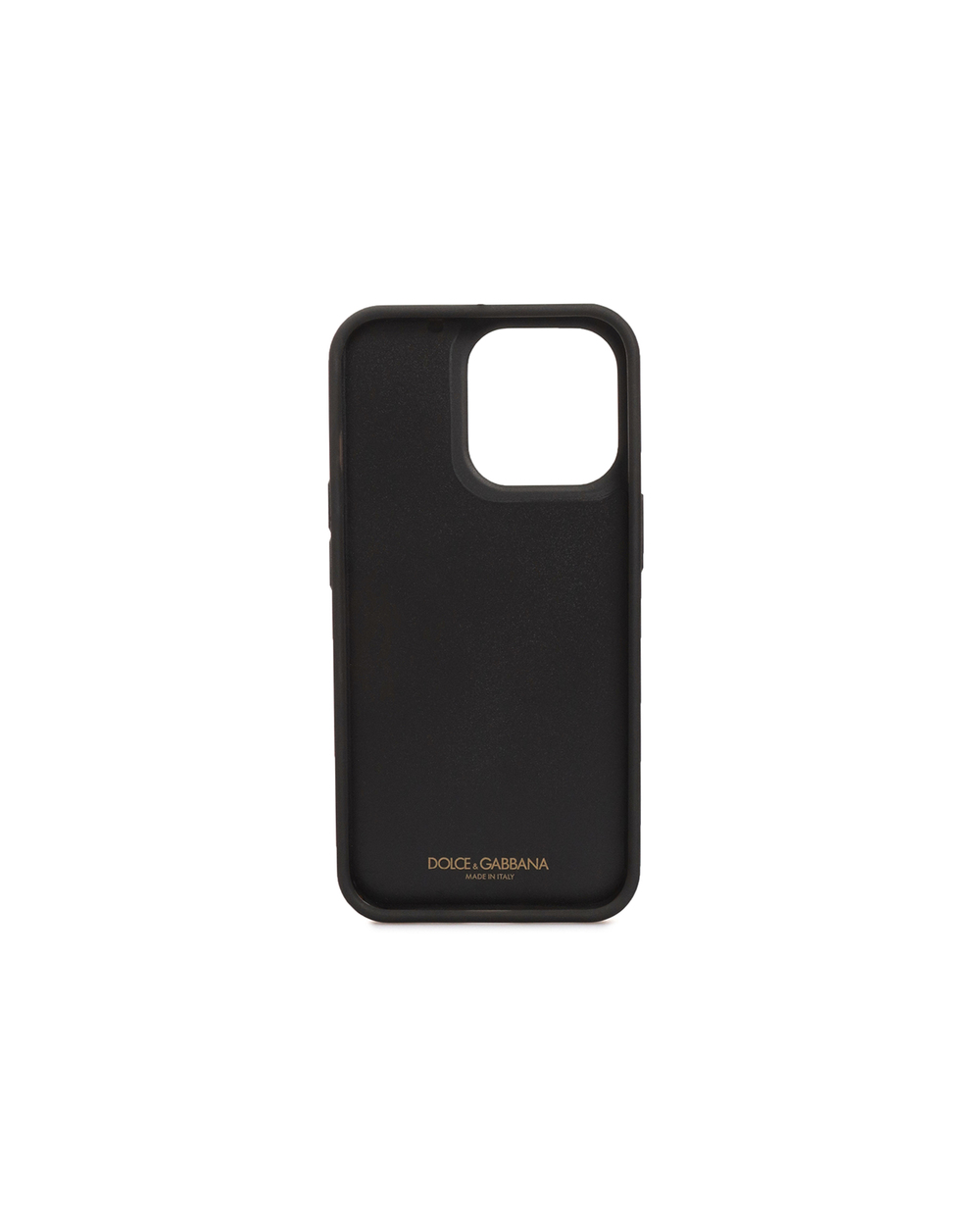 Шкіряний чохол для iPhone 13 Pro Dolce&Gabbana BI3135-AW576, чорний колір • Купити в інтернет-магазині Kameron