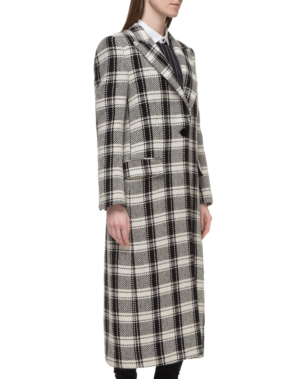 Вовняне пальто Dolce&Gabbana F0Y56T-FQ2G0, чорний колір • Купити в інтернет-магазині Kameron