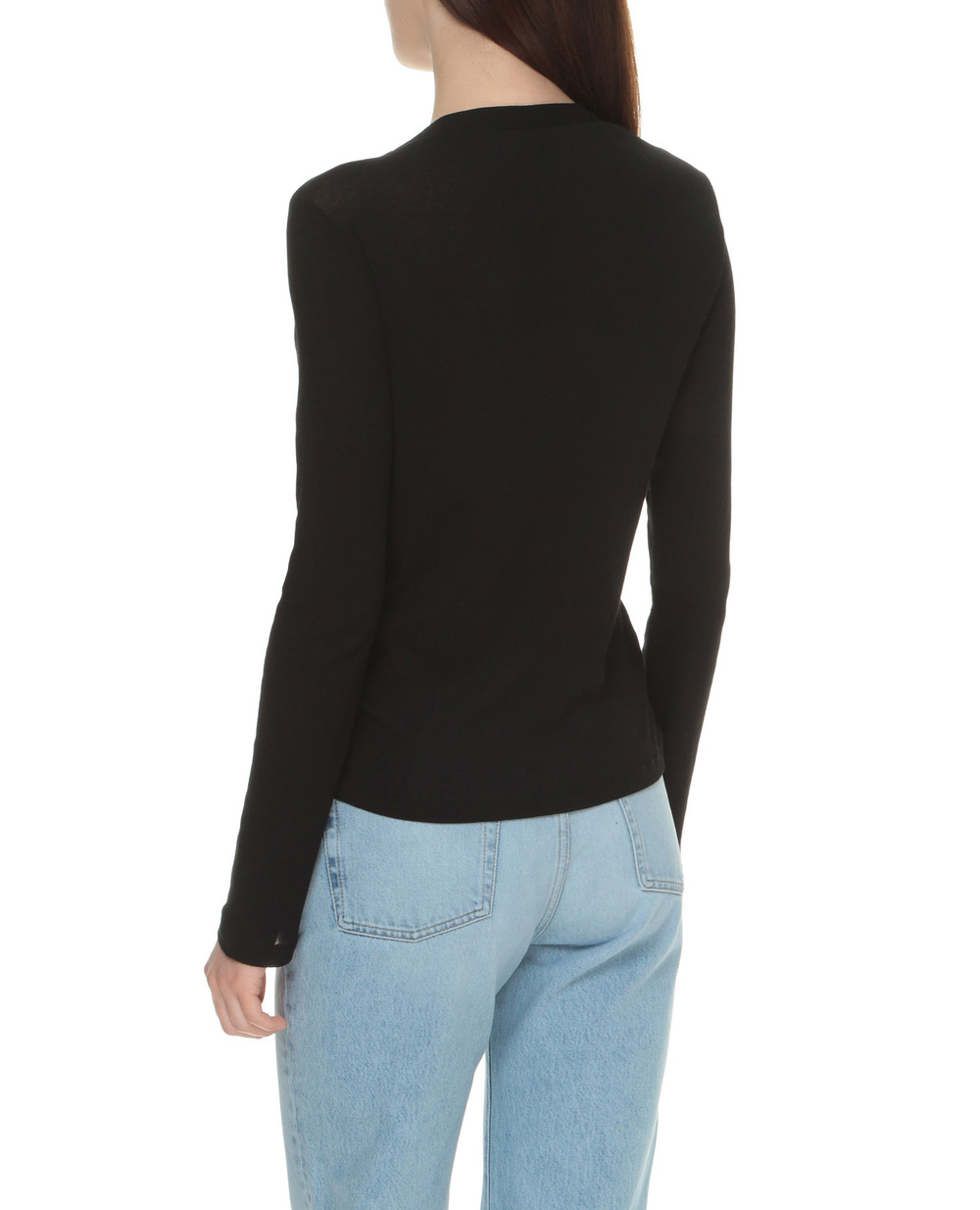 Пуловер Saint Laurent 683744-YB2OZ, черный цвет • Купить в интернет-магазине Kameron